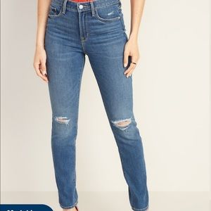Old navy power slim straight jeans
